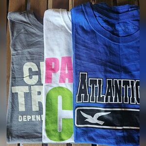 Three souvenir T-shirts size M